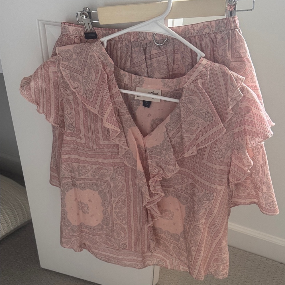 Super cute Top and Skirt Set